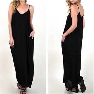 5-Star ★★★★★ Rated- V-Neck Cami Maxi Dress